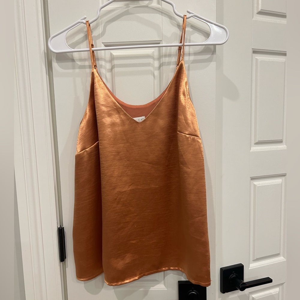 A New Day Target Adjustable Strap Orange Shiny Tank Size Medium